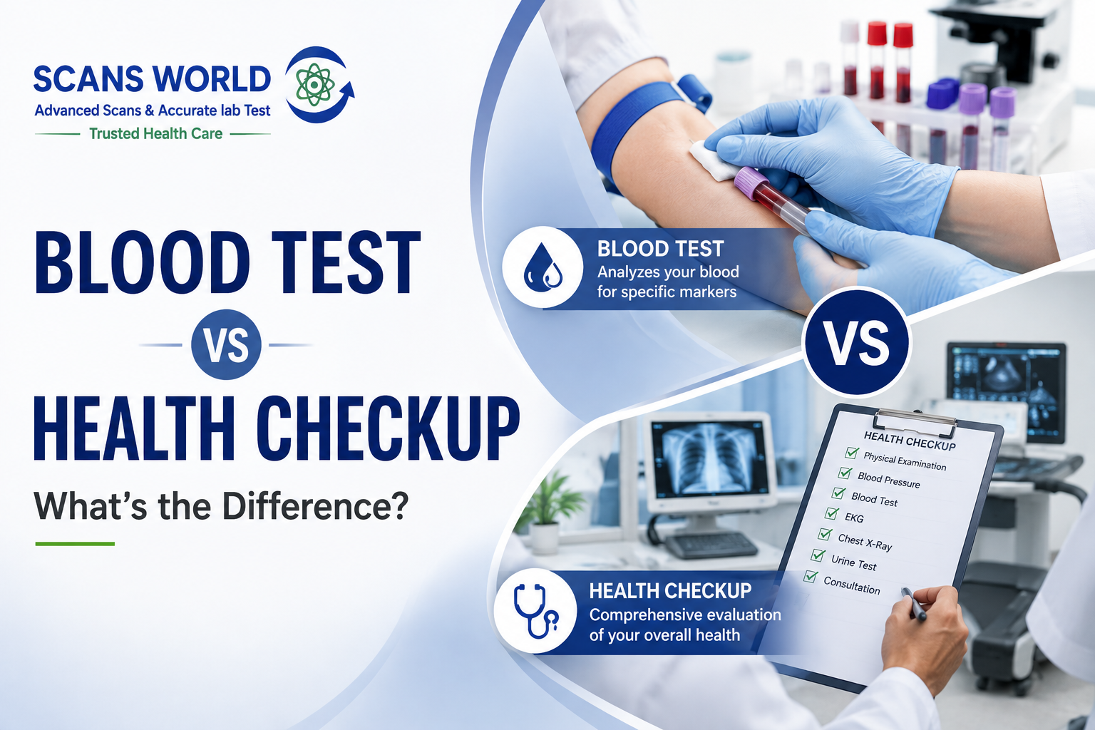 Blood Test vs Health Checkup: What is the Difference?